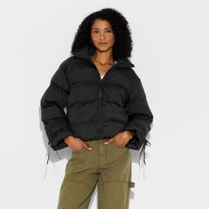 Women's Bow Puffer Jacket
